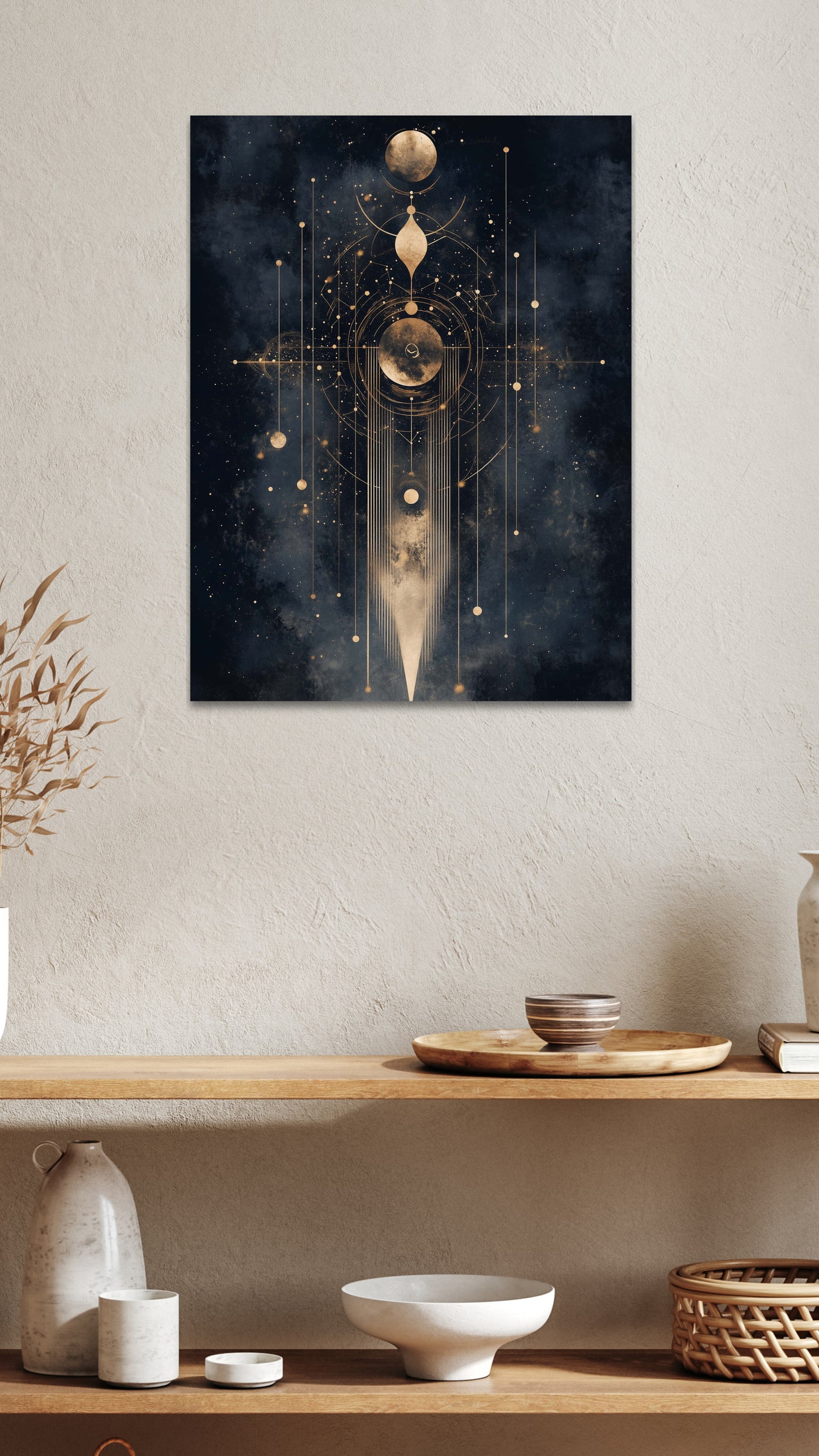 Aquarius Zodiac Canvas Print (January 20 - February 18) | Innovative & Free-Spirited Art