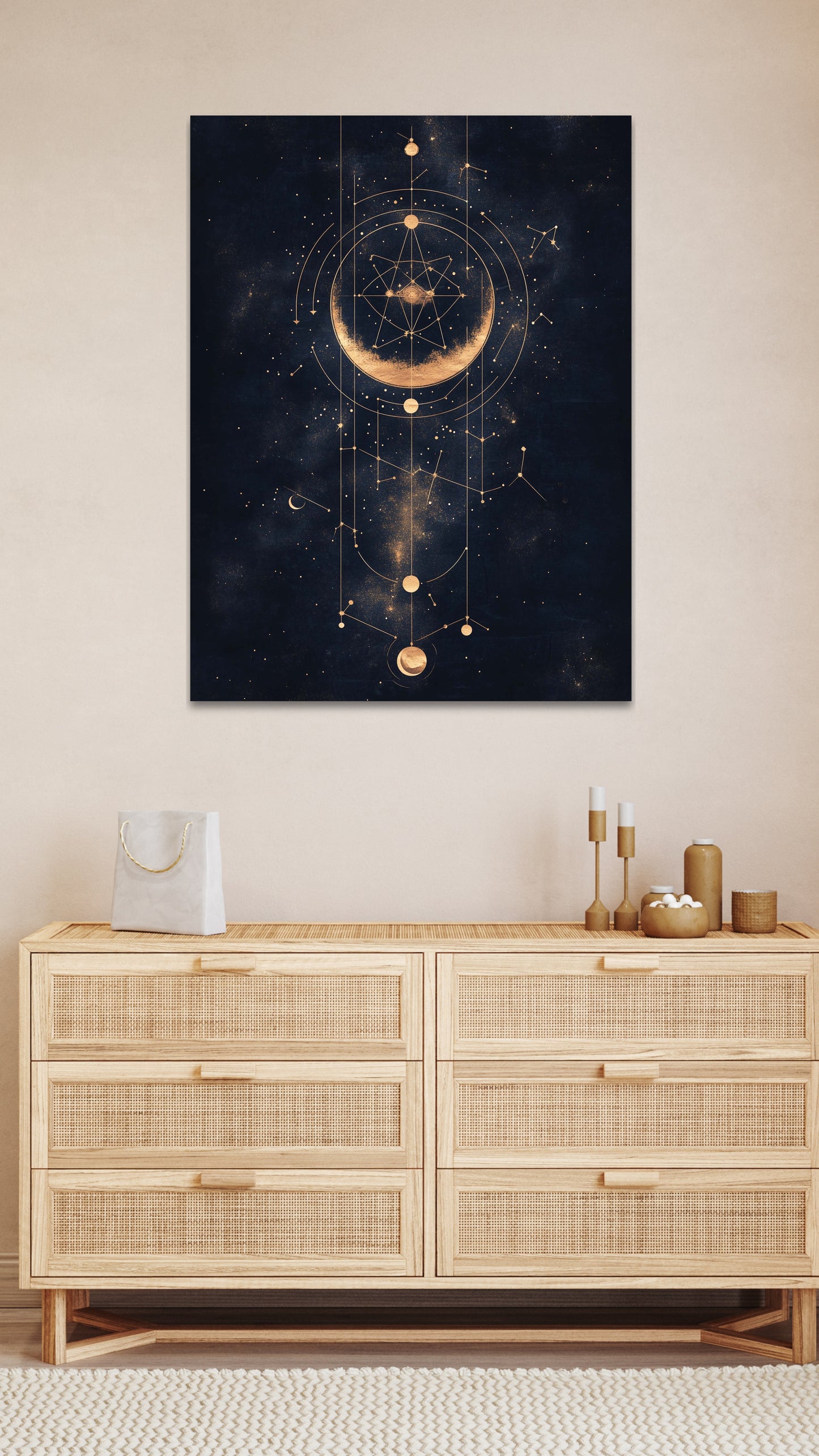 Pisces Zodiac Canvas Print (February 19 - March 20) | Dreamy & Compassionate Art