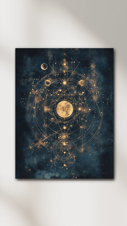 Cancer Zodiac Canvas Print (June 21 - July 22) | Nurturing &amp; Emotional Art