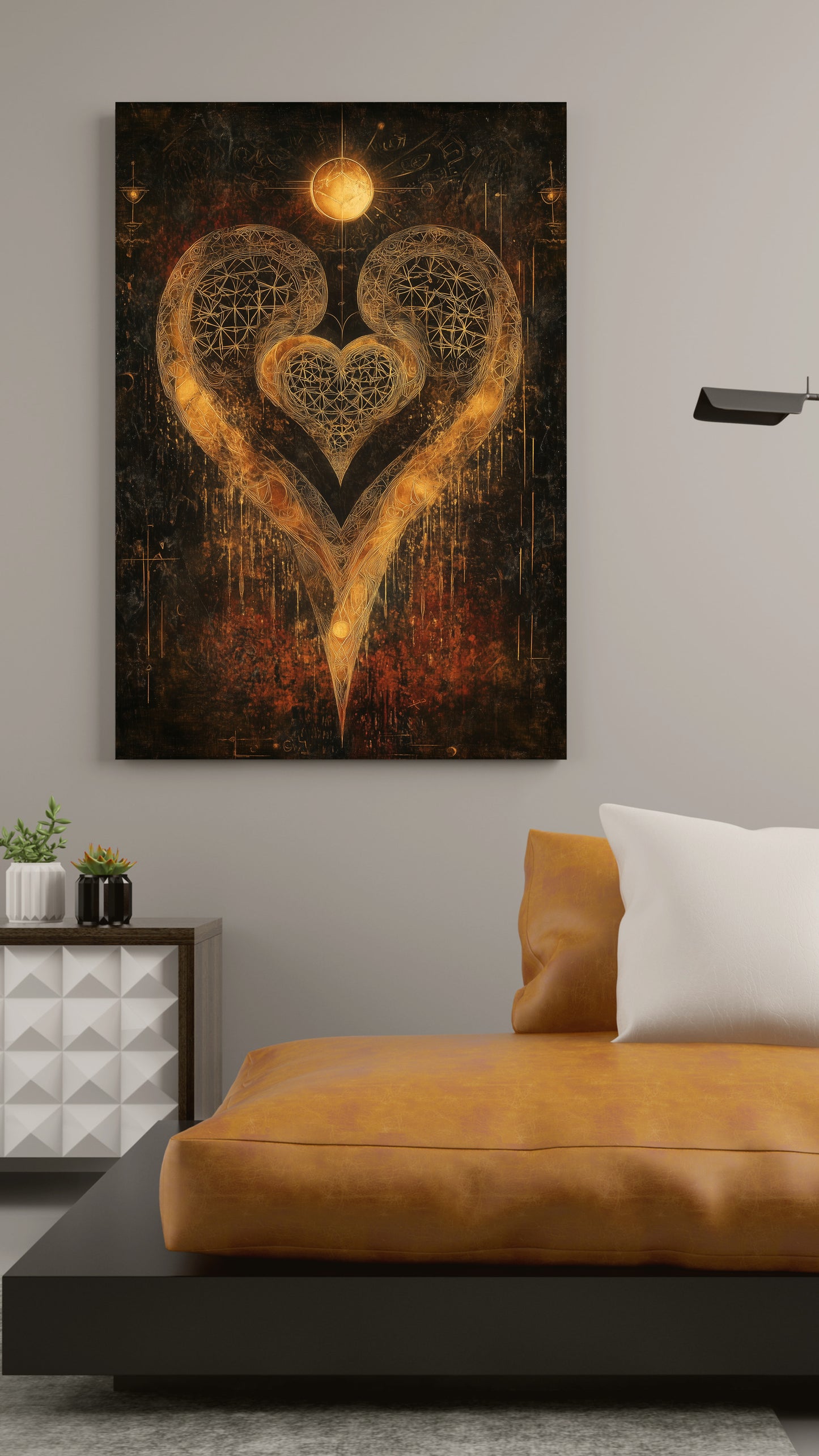 Twin Flames Canvas Print – The Ultimate Symbol of Eternal Love