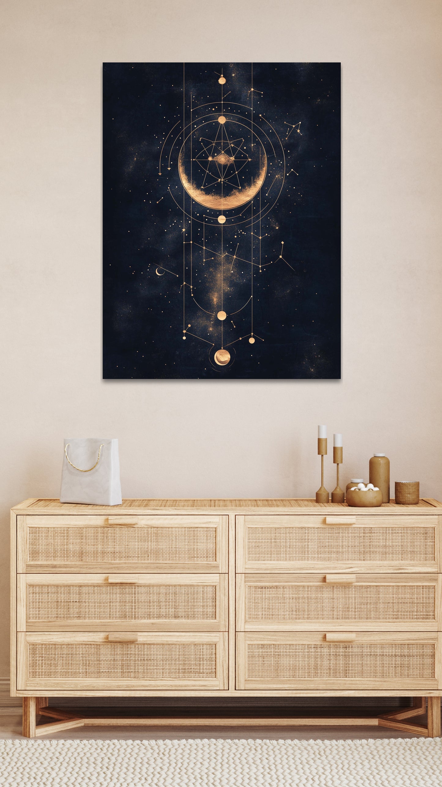 Pisces Zodiac Canvas Print (February 19 - March 20) | Dreamy &amp; Compassionate Art