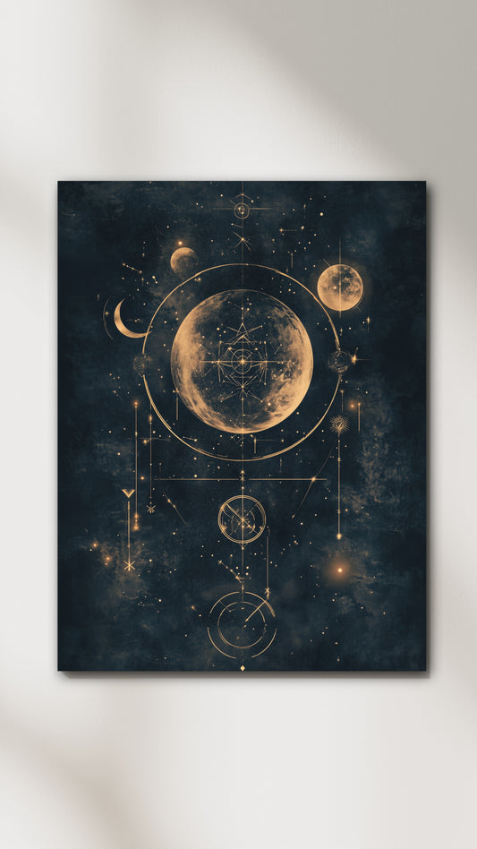 Sagittarius Zodiac Canvas Print (November 22 - December 21) | Adventurous &amp; Optimistic Art