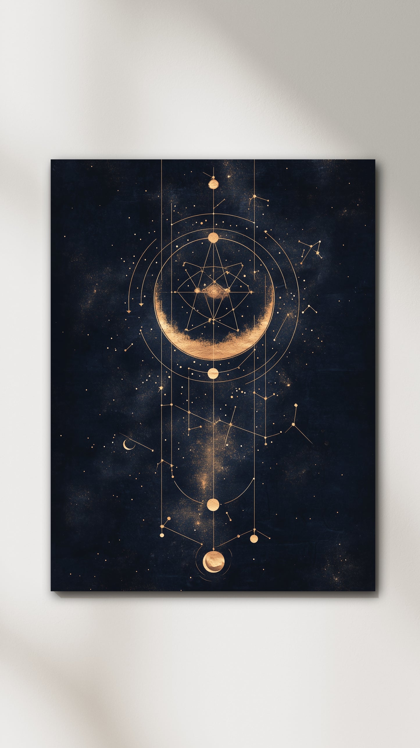 Pisces Zodiac Canvas Print (February 19 - March 20) | Dreamy &amp; Compassionate Art